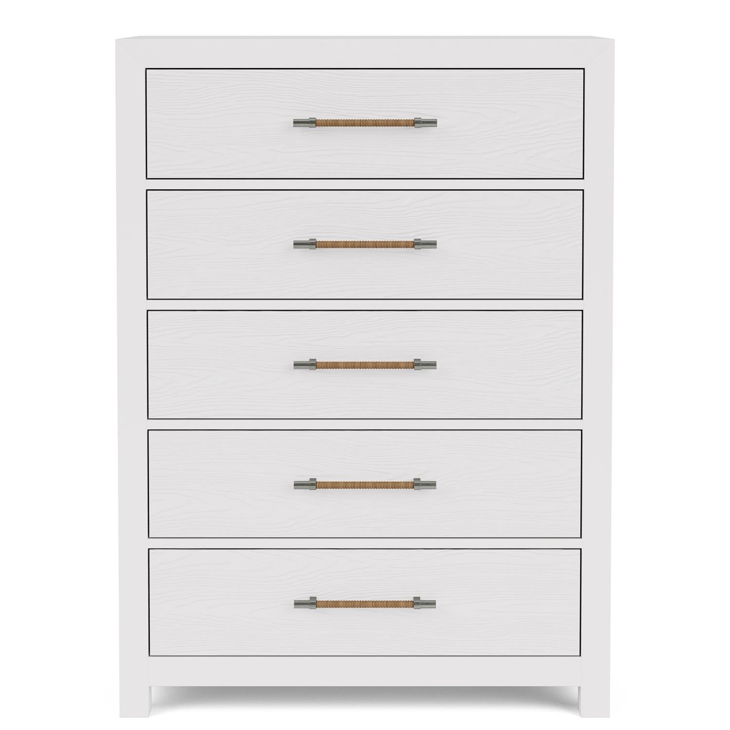 Riverside Rosalie 5-Drawer Chest — White Caps Driftwood Fronts Riverside Furniture Chest