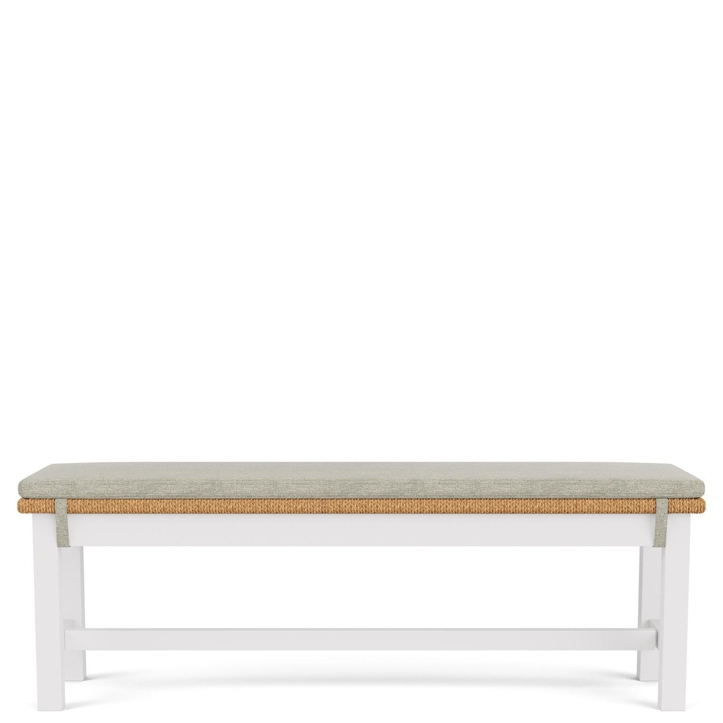 Riverside Rosalie 50-Inch Dining Bench — Coastal Woven Seat Riverside Furniture Bench