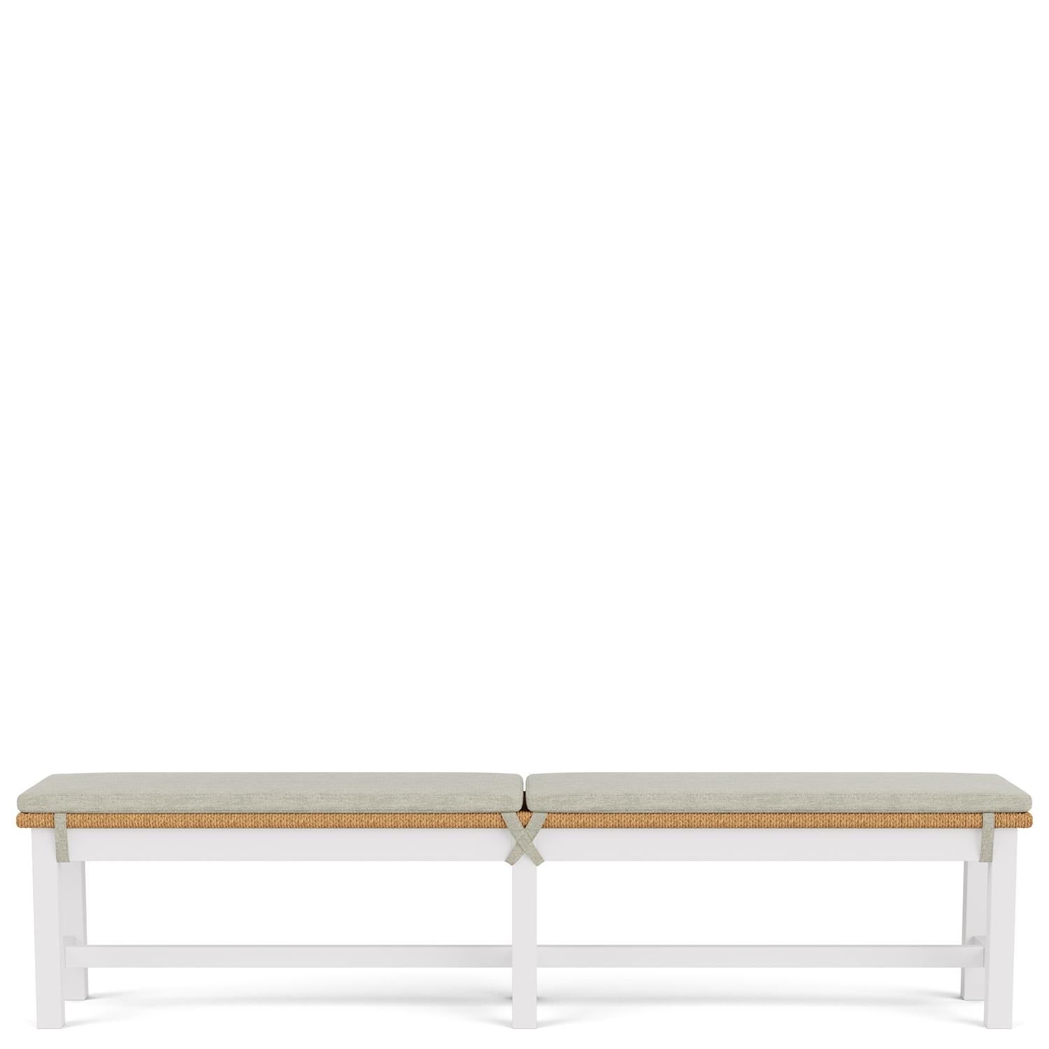 Riverside Rosalie 82-Inch Dining Bench — Woven Water Hyacinth Riverside Furniture Bench