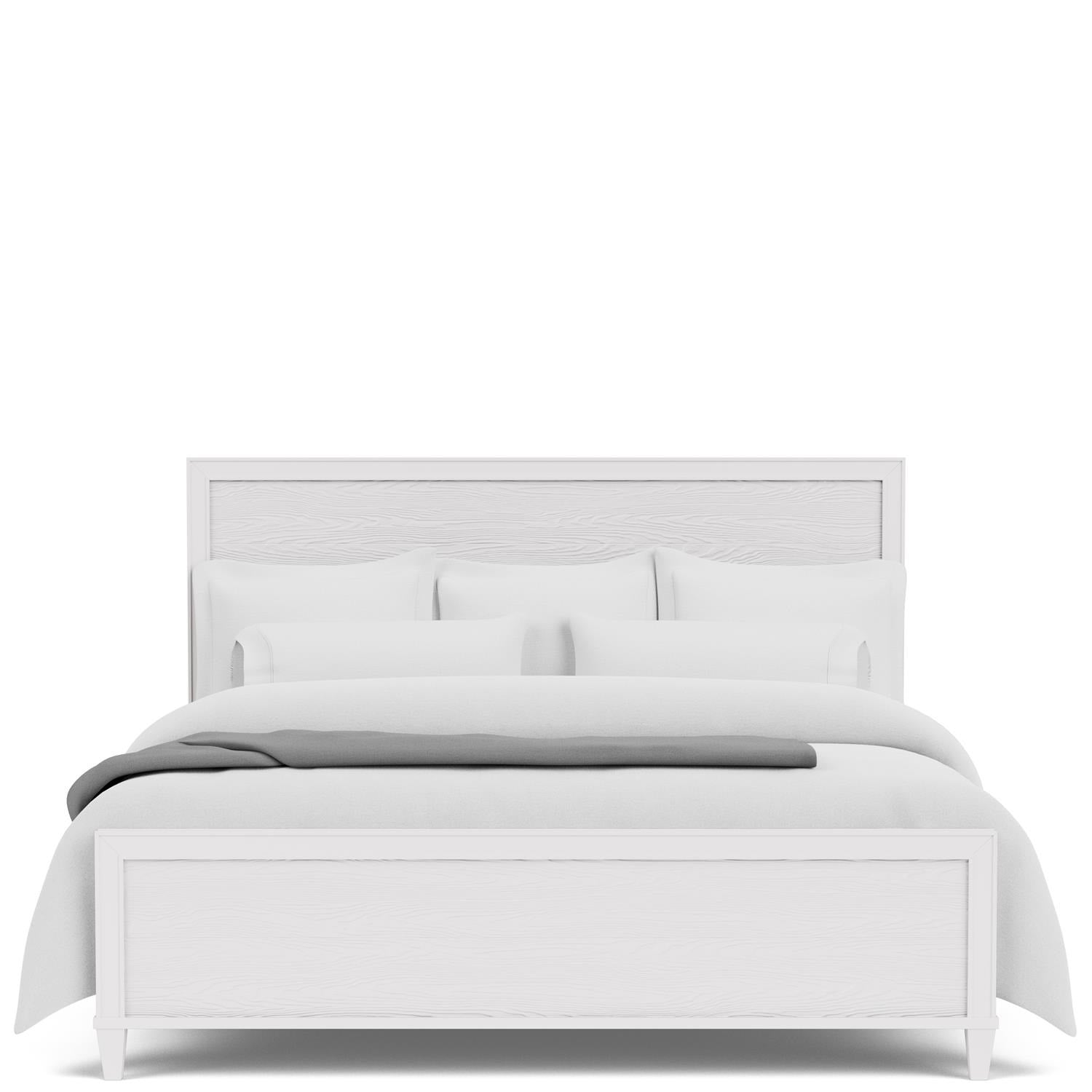 Riverside Rosalie Panel Bed — White Caps Finish, Twin to King Riverside Furniture Bed
