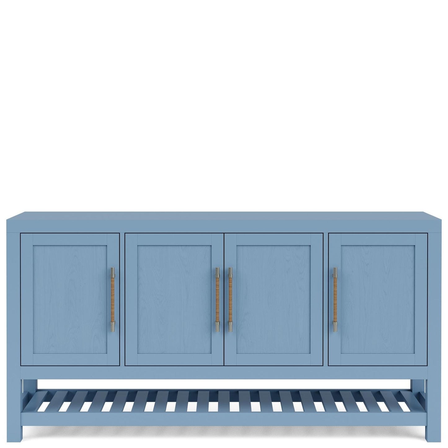 Riverside Rosalie Server — Cabana Blue Wire-Brushed Buffet Riverside Furniture Buffet