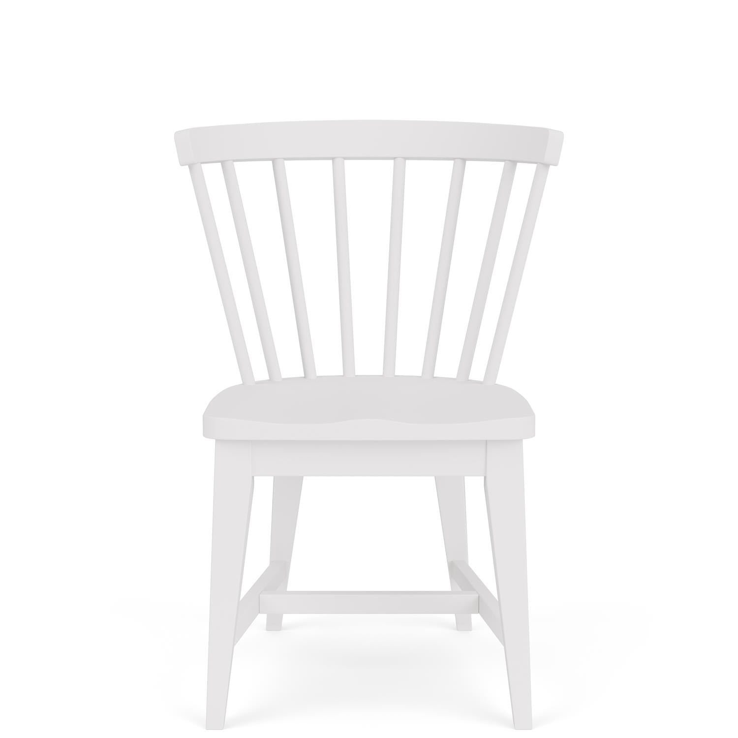 Riverside Rosalie Side Chair — Modern Windsor in White Caps Riverside Furniture Dining Chair