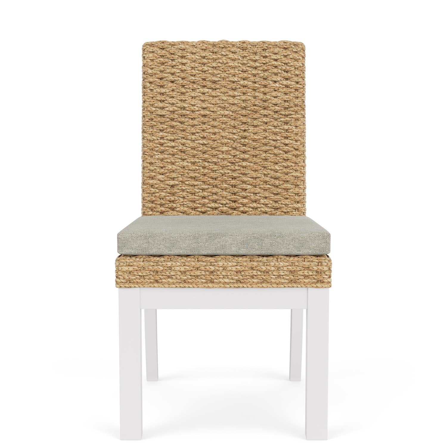 Riverside Rosalie Woven Dining Side Chair — Water Hyacinth Weave Riverside Furniture Dining Chair