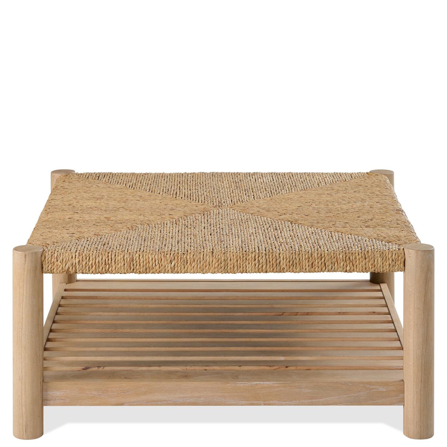 Riverside Rosalie Woven Square Cocktail Table — Reverse Diamond Weave Riverside Furniture Coffee Table