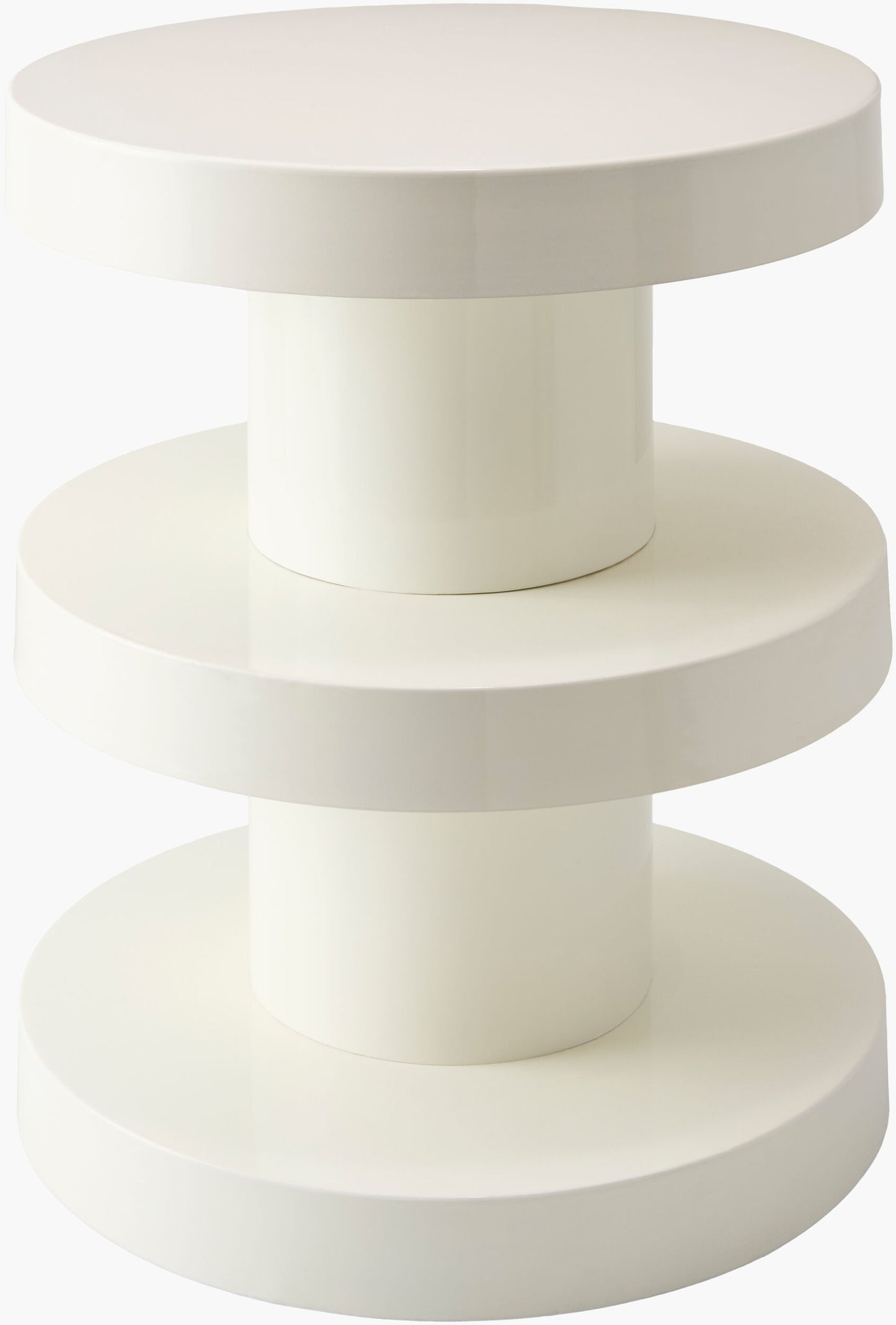 Roth End Table — Cream