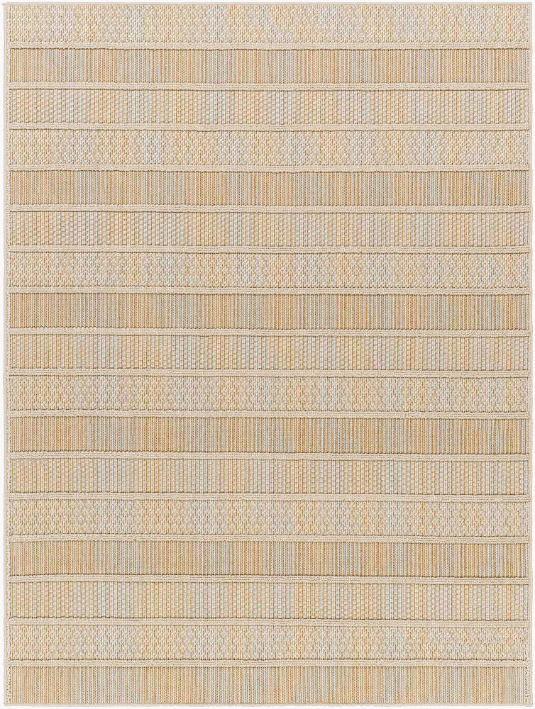 Rockport Machine Woven Rug — Ivory/Tan