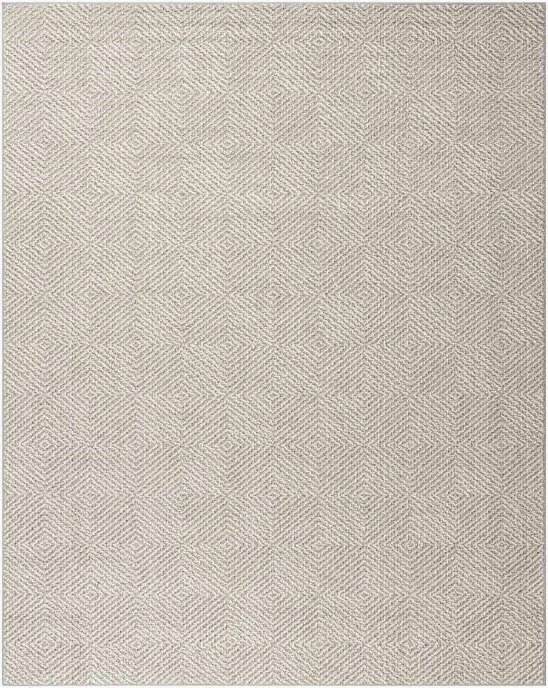 Rockport Machine Woven Rug — Gray/Light Gray