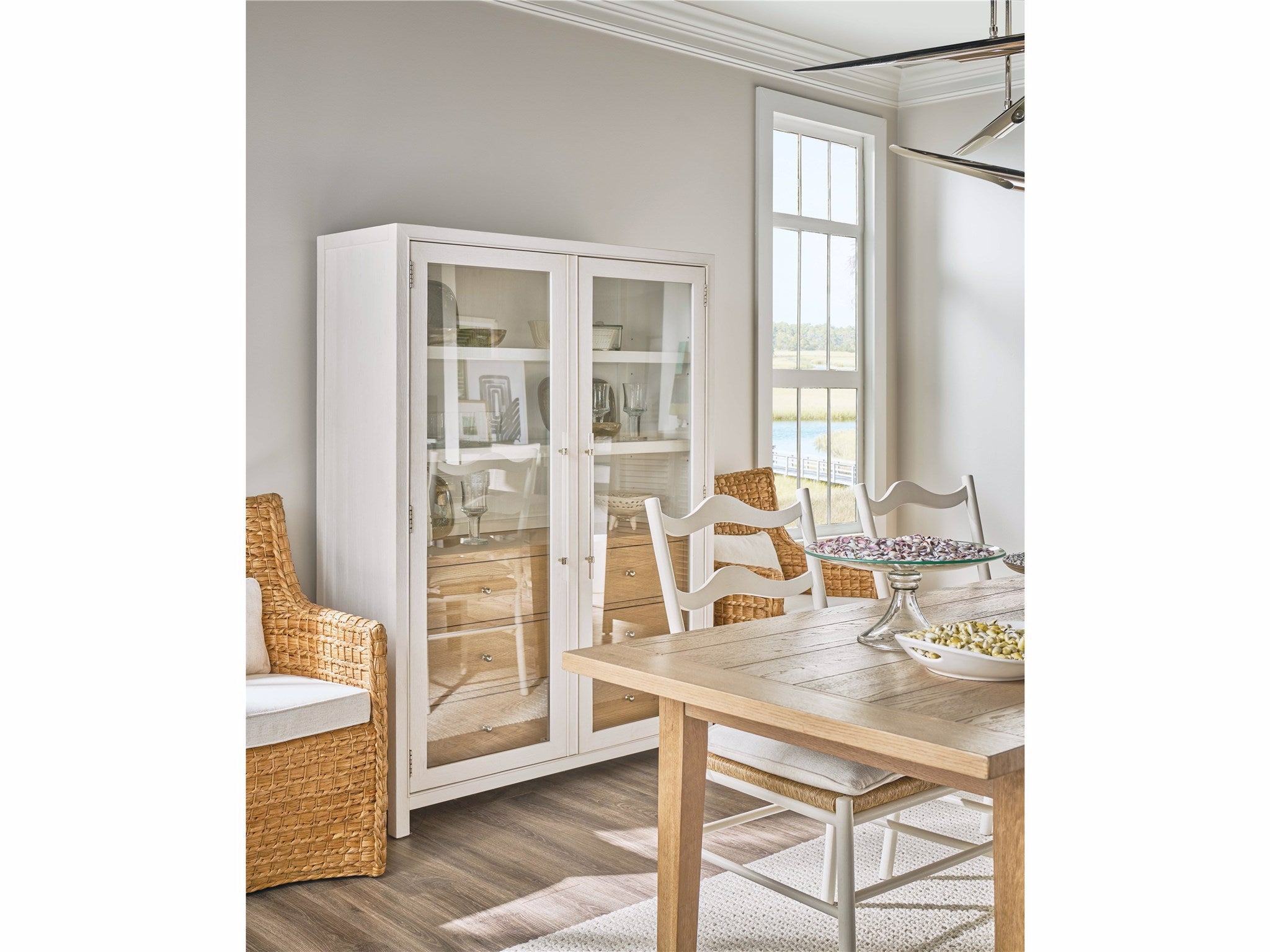 Universal Furniture Seaside Display Cabinet — Weekender Collection