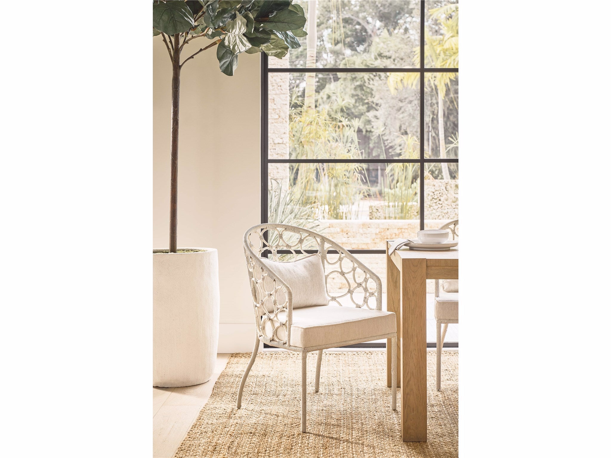 Universal Furniture Weekender Pebble Dining Chair — Sea Salt — Weekender Collection