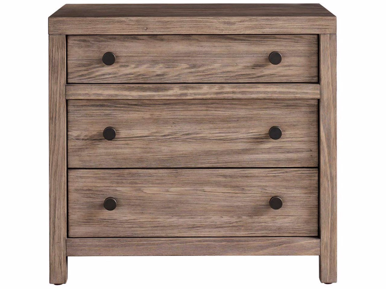 Universal Furniture Boulder Three Drawer Nightstand — Dwell Collection