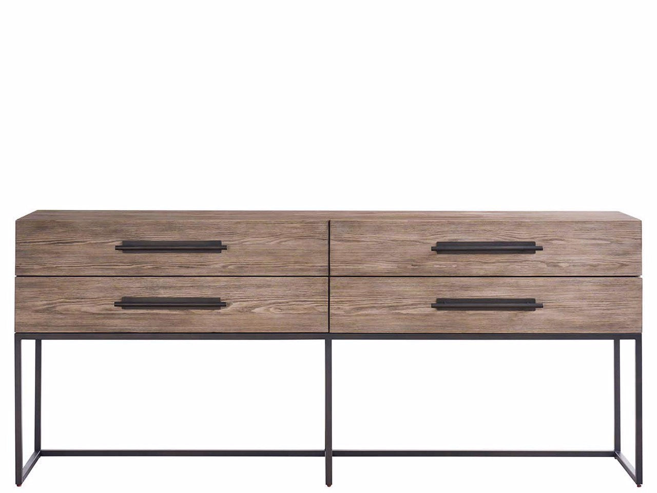 Universal Furniture Boulder Metal Base Console — Dwell Collection