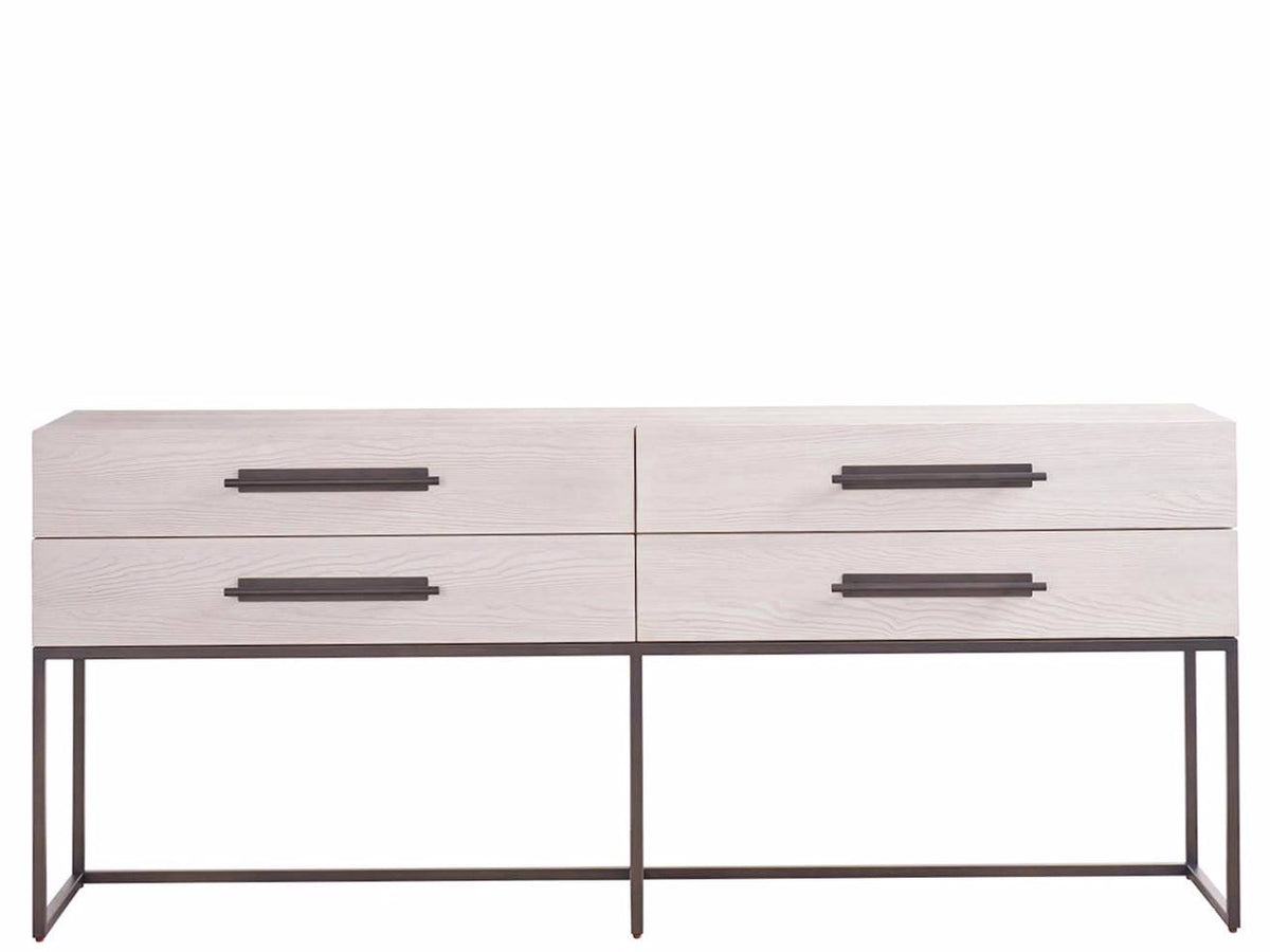 Universal Furniture River Rock Metal Base Console — Dwell Collection