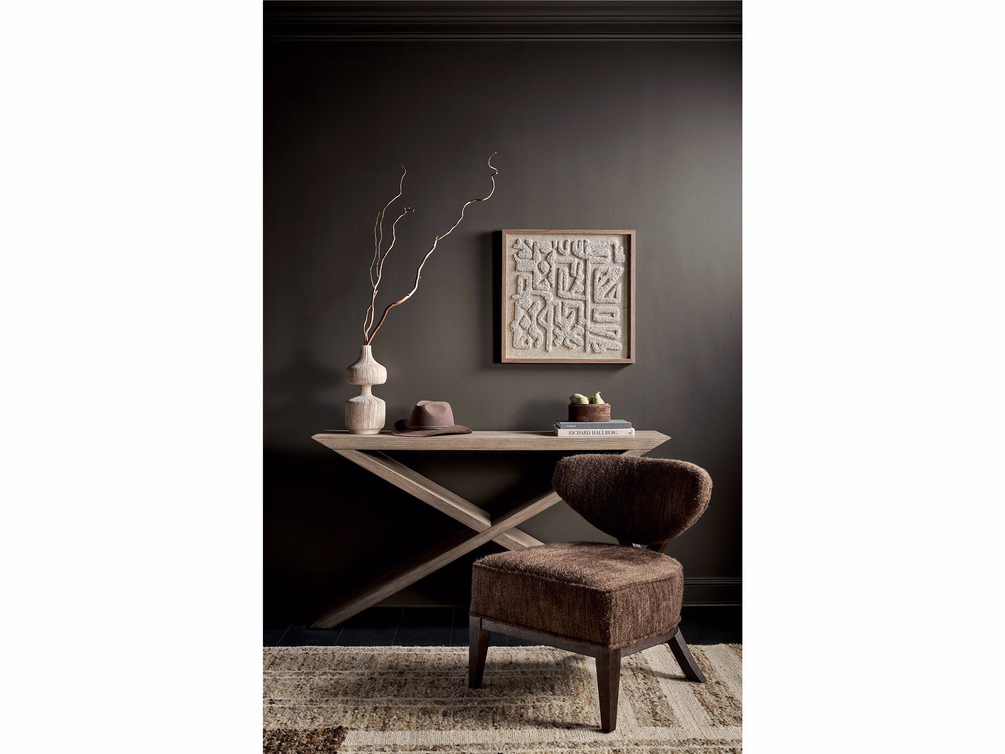 Universal Furniture Boulder Cross Console — Dwell Collection