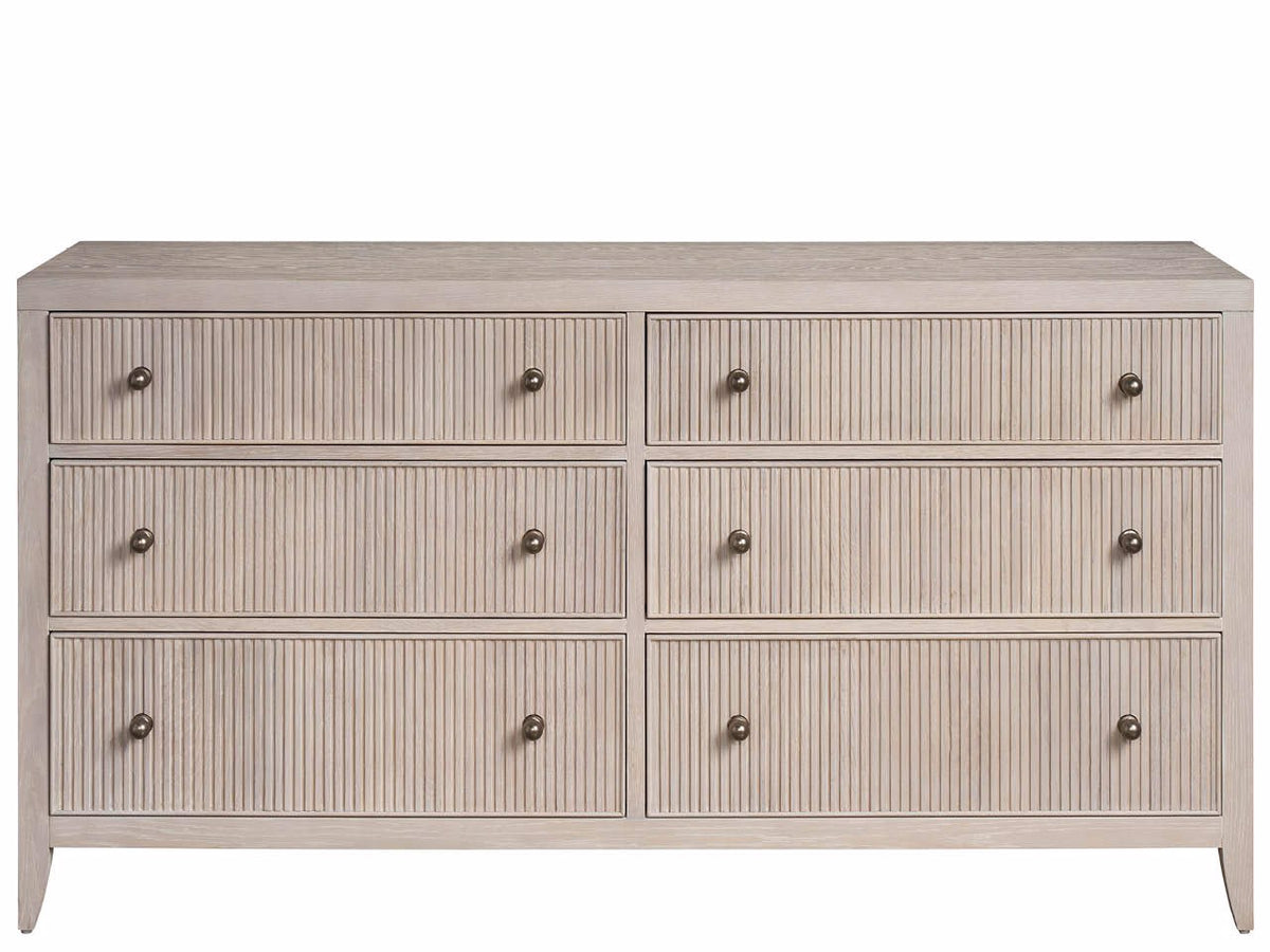 Universal Furniture Avaline Carmen Dresser — White Oak — Avaline Collection