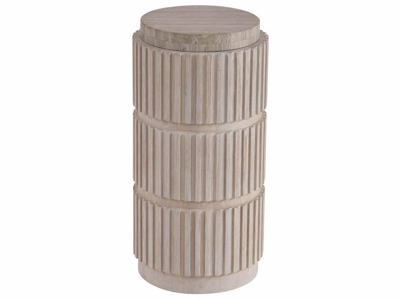 Universal Furniture Avaline Carmen Spot Table — White Oak — Avaline Collection