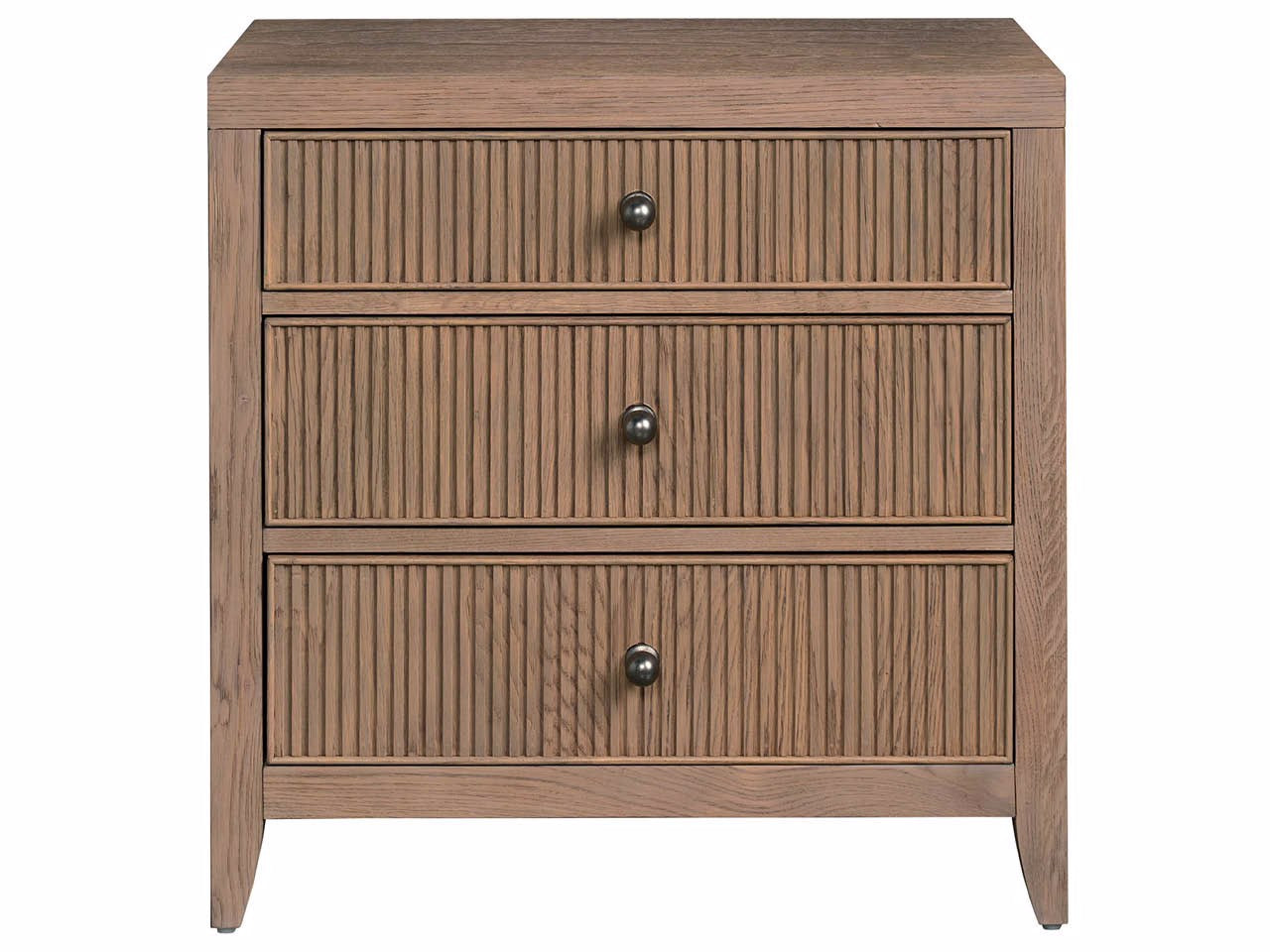 Universal Furniture Avaline Carmen Three Drawer Nightstand — Skylark — Avaline Collection