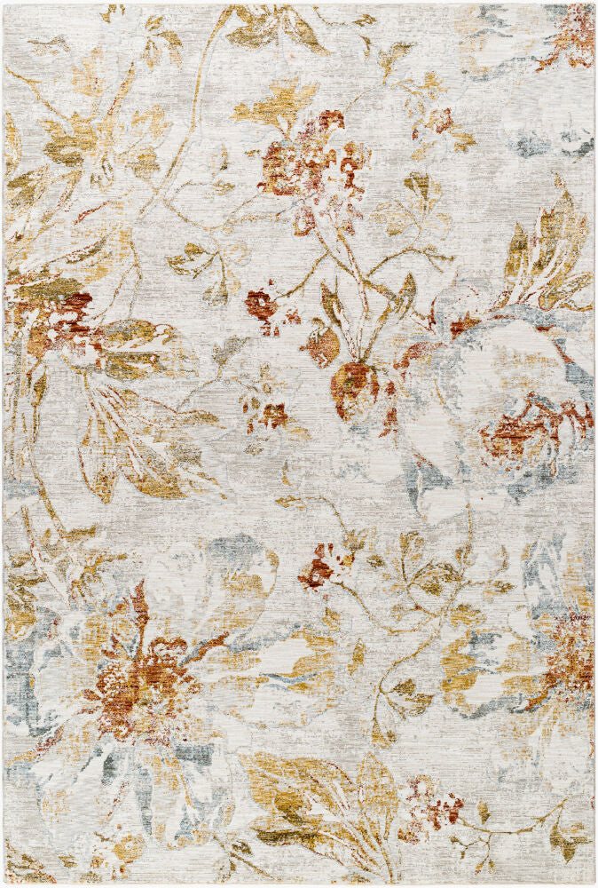 Roseanne Machine Woven Rug — Light Blue/Light Gray