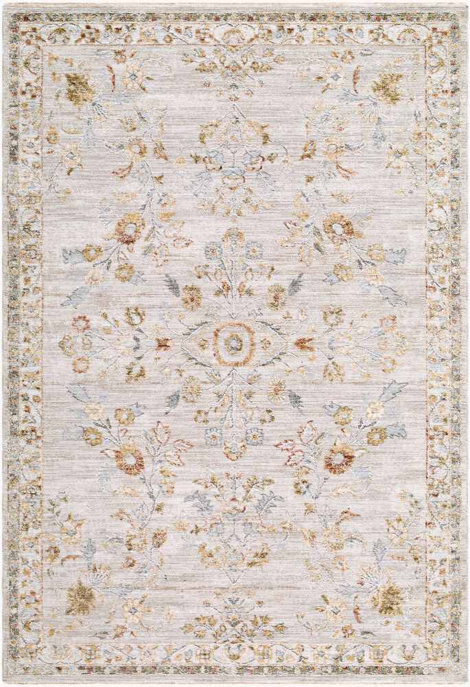 Roseanne Machine Woven Rug — Cream/Ivory