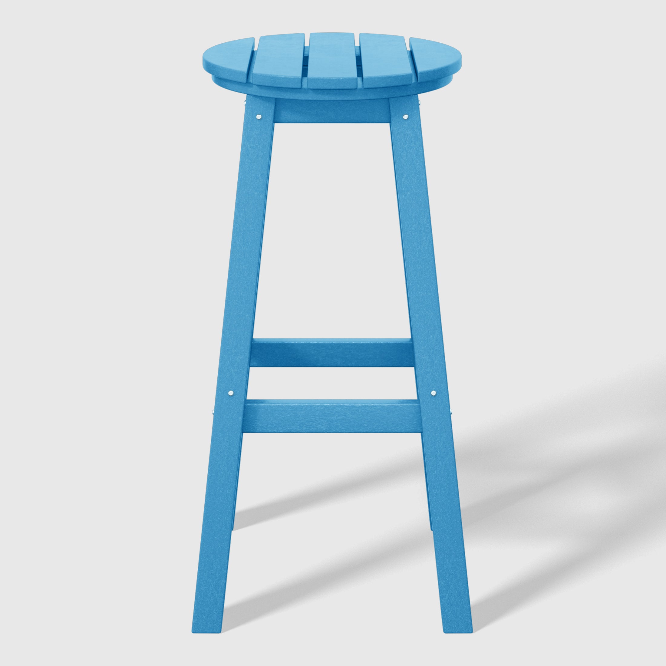 Stockholm All-Weather Outdoor Round Bar Stool (29" Height) Seahawk Designs Patio Bar & Counter Stools