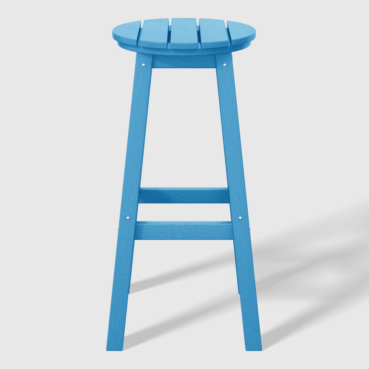 Stockholm All-Weather Outdoor Round Bar Stool (29" Height) Seahawk Designs Patio Bar & Counter Stools