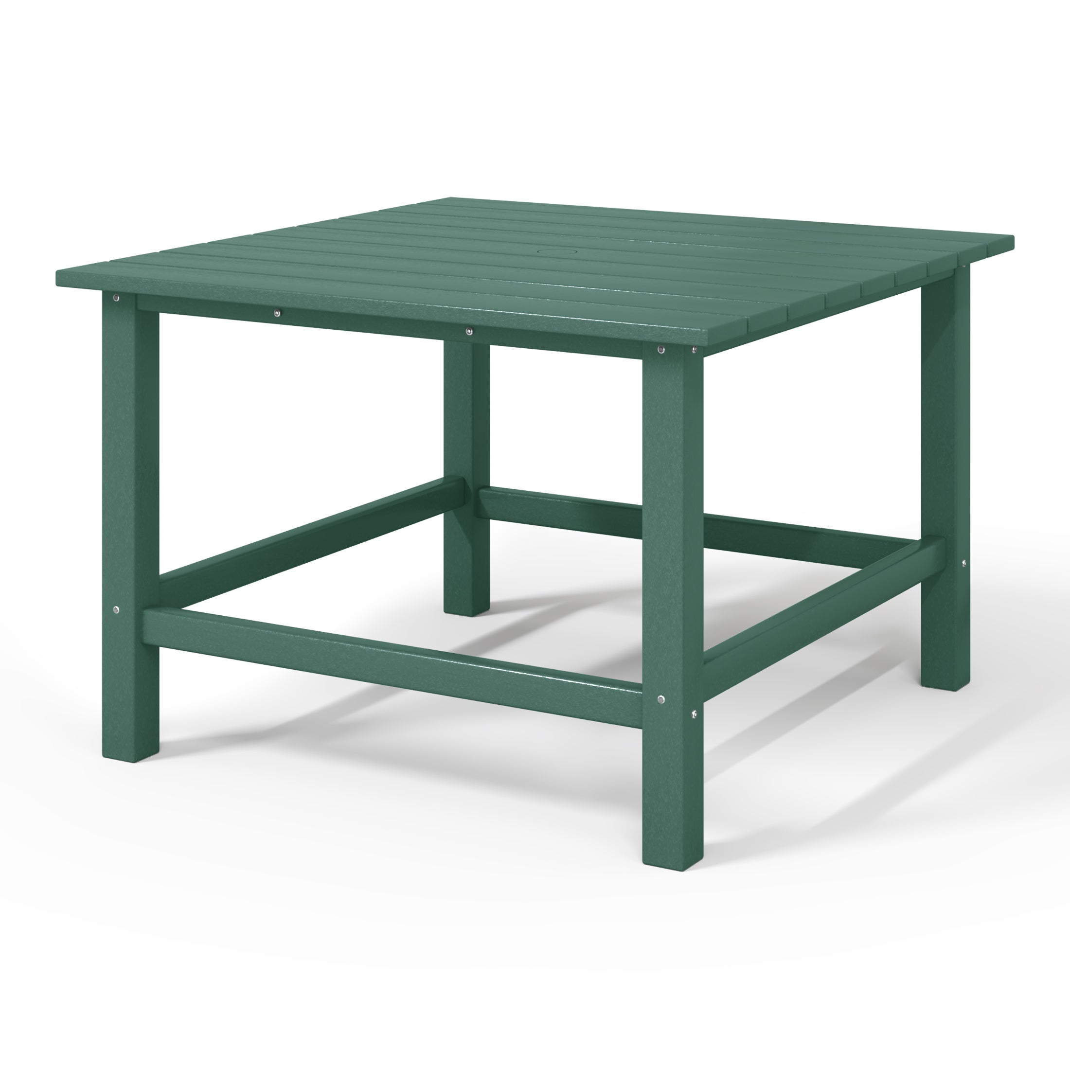 Tiny Terraces Kids' All-Weather Outdoor Square Dining Table (31" Top) Seahawk Designs Kids Patio Dining Tables