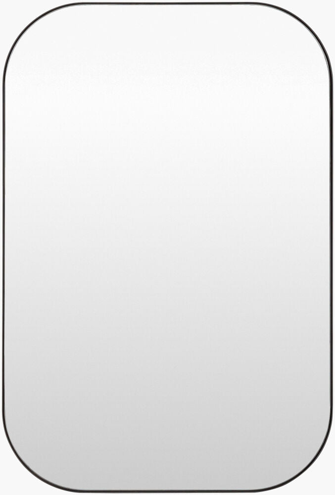 Auburn Accent Mirror — Black