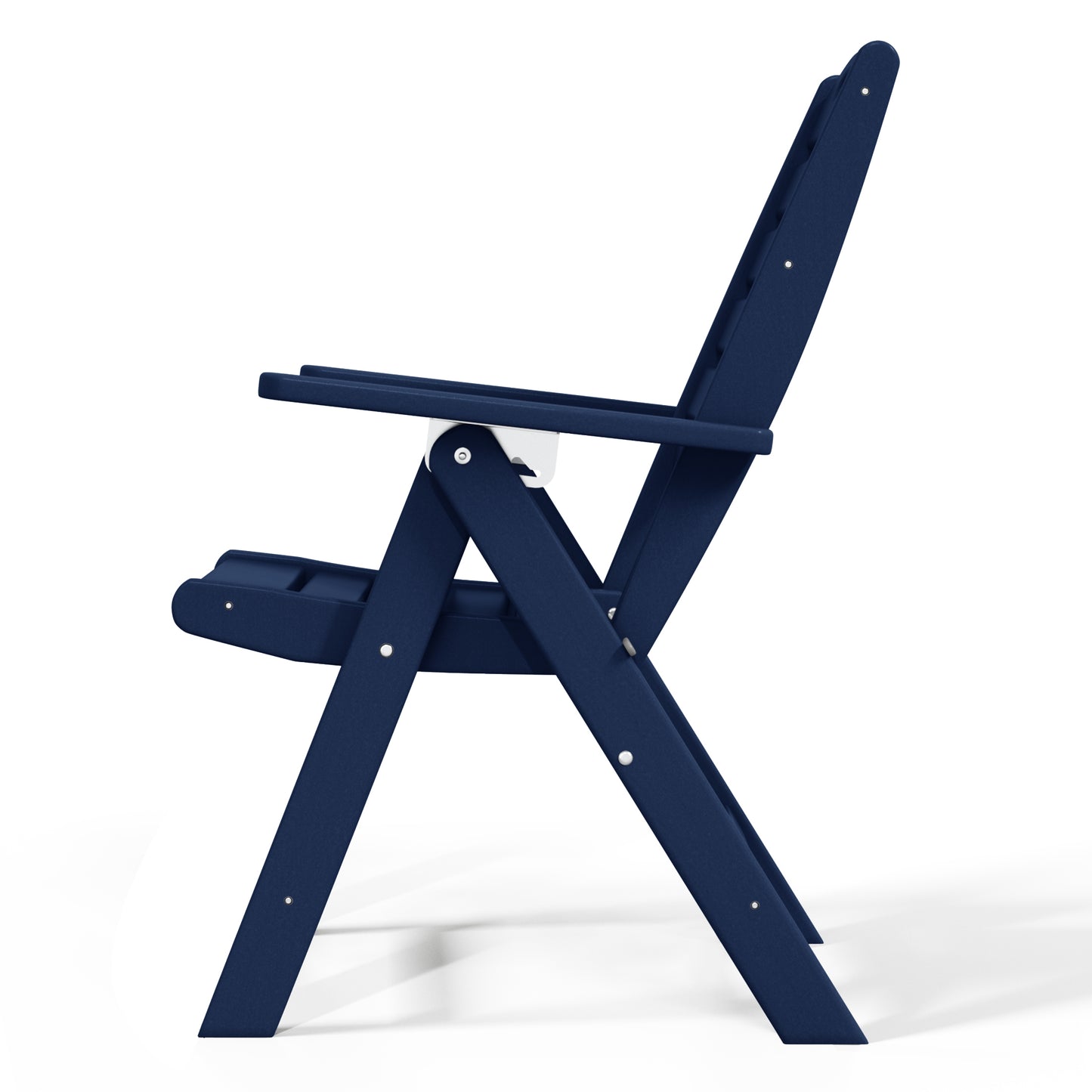 Aarhus All-Weather Outdoor Patio Folding Tall Back Dining Chair (38" High) Seahawk Designs Patio Dining Chairs