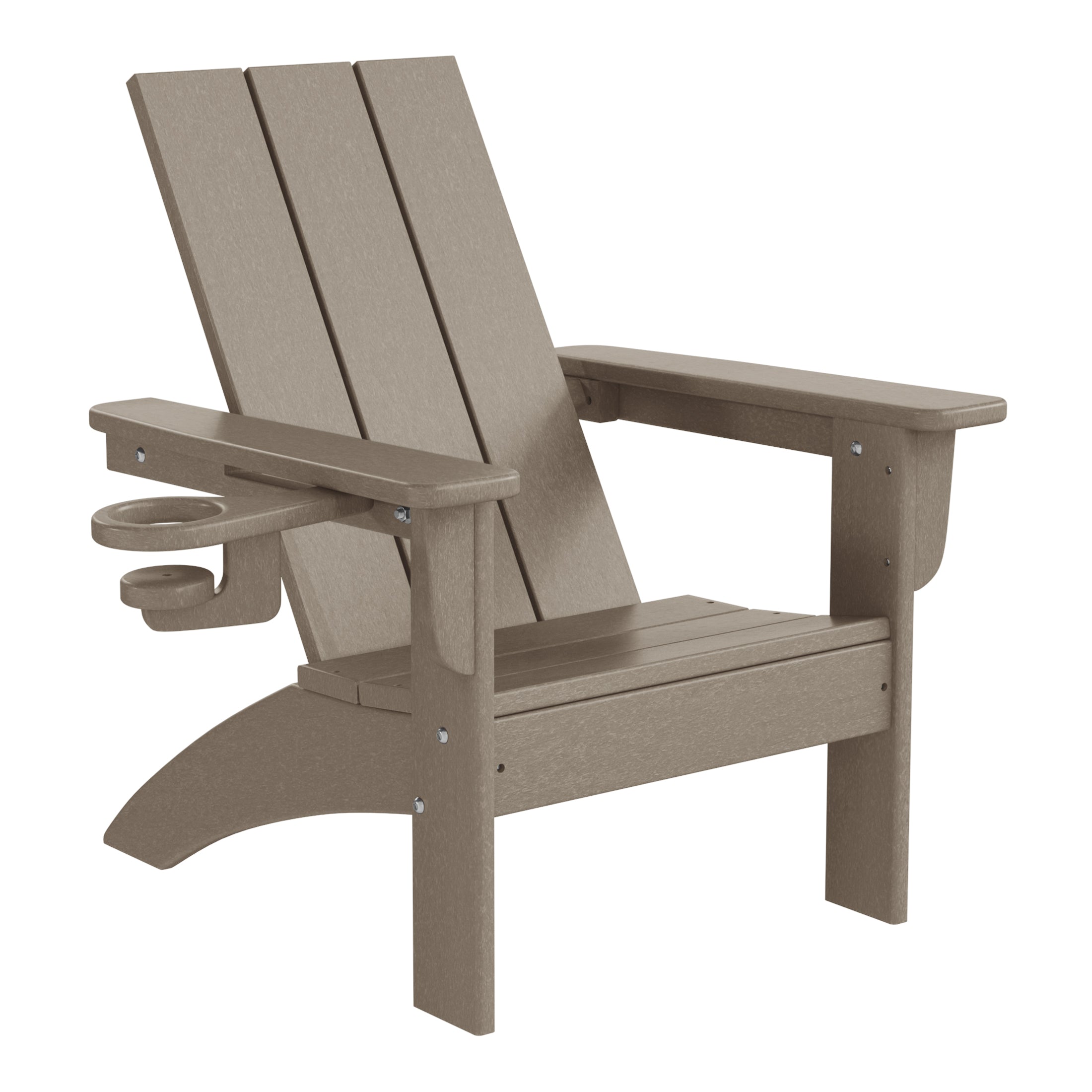 Tiny Terraces Kids Adirondack Chair with Cup Holder (Set of 2) Seahawk Designs Kids Adirondack Chairs