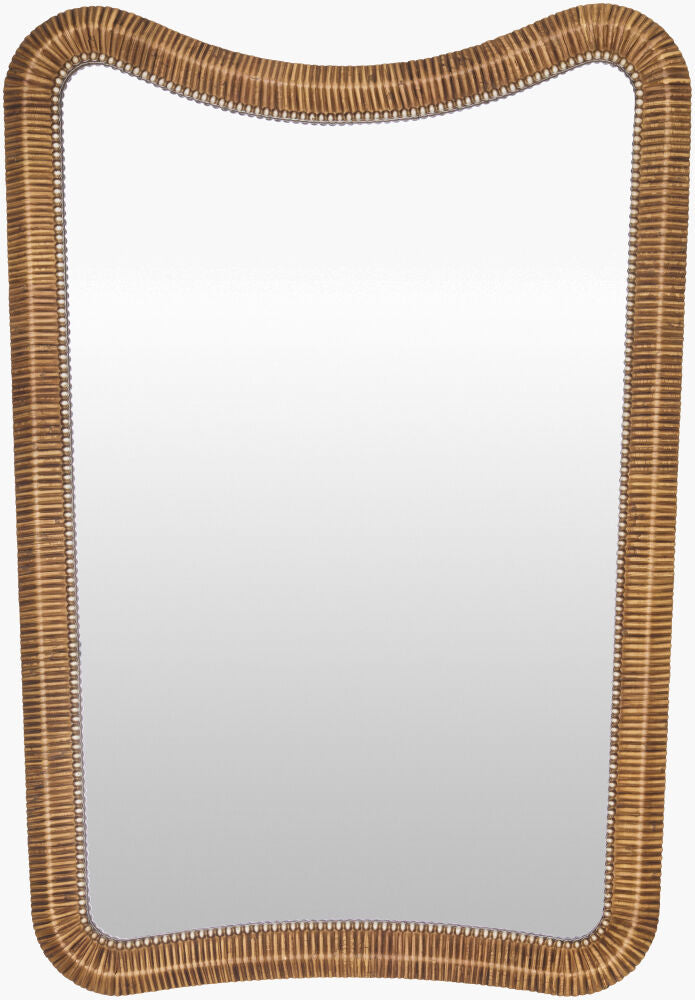 Runa Accent Mirror — Brown,Khaki