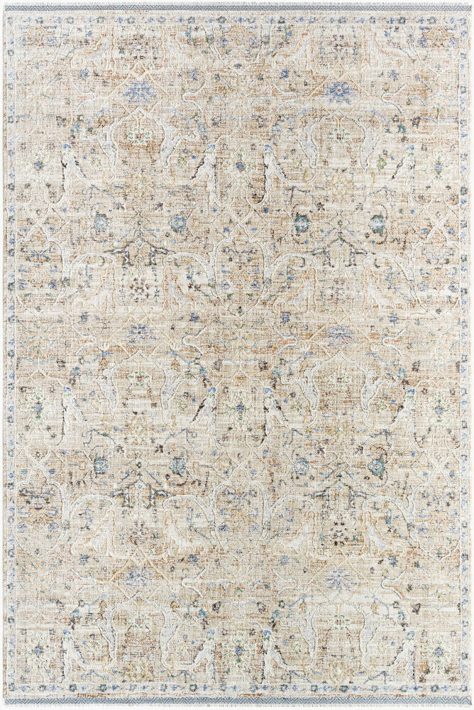 Rivaldo Machine Woven Rug — Black/Blue