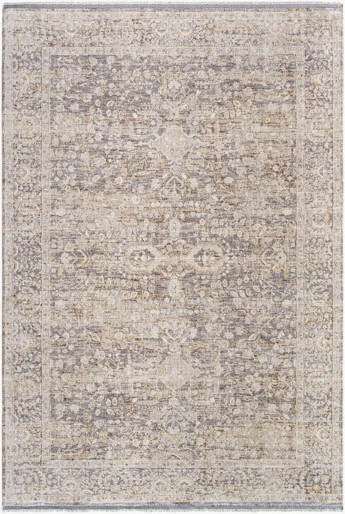 Rivaldo Machine Woven Rug — Black/Cream