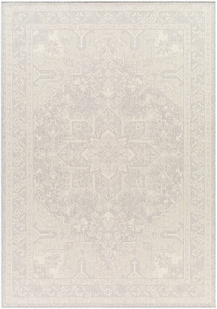 Ravello Machine Woven Rug — Charcoal/Ivory