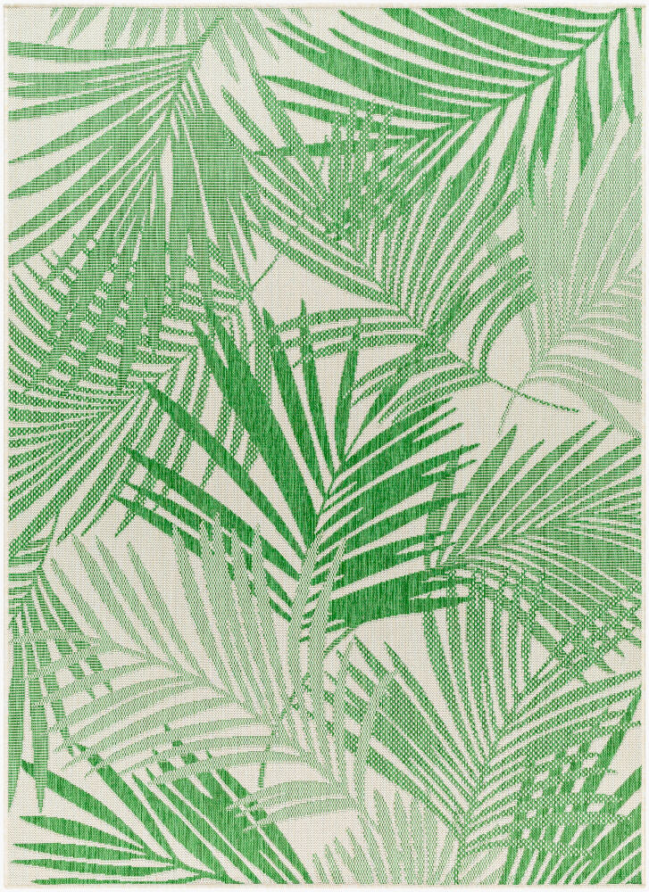 Ravello Machine Woven Rug — Grass Green/Ivory