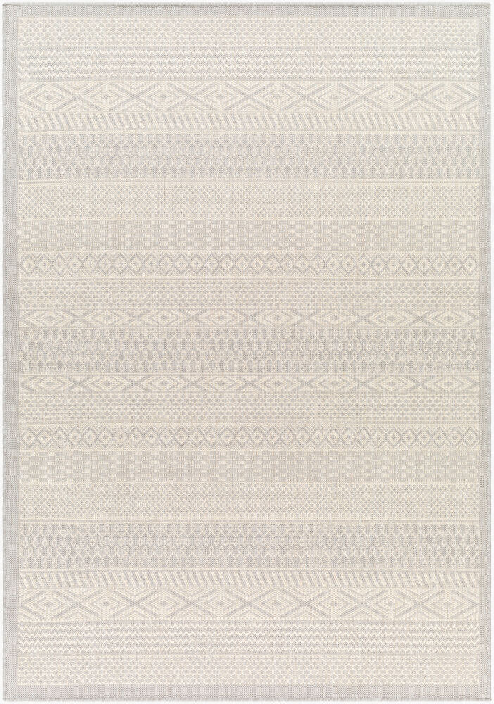 Ravello Machine Woven Rug — Charcoal/Ivory