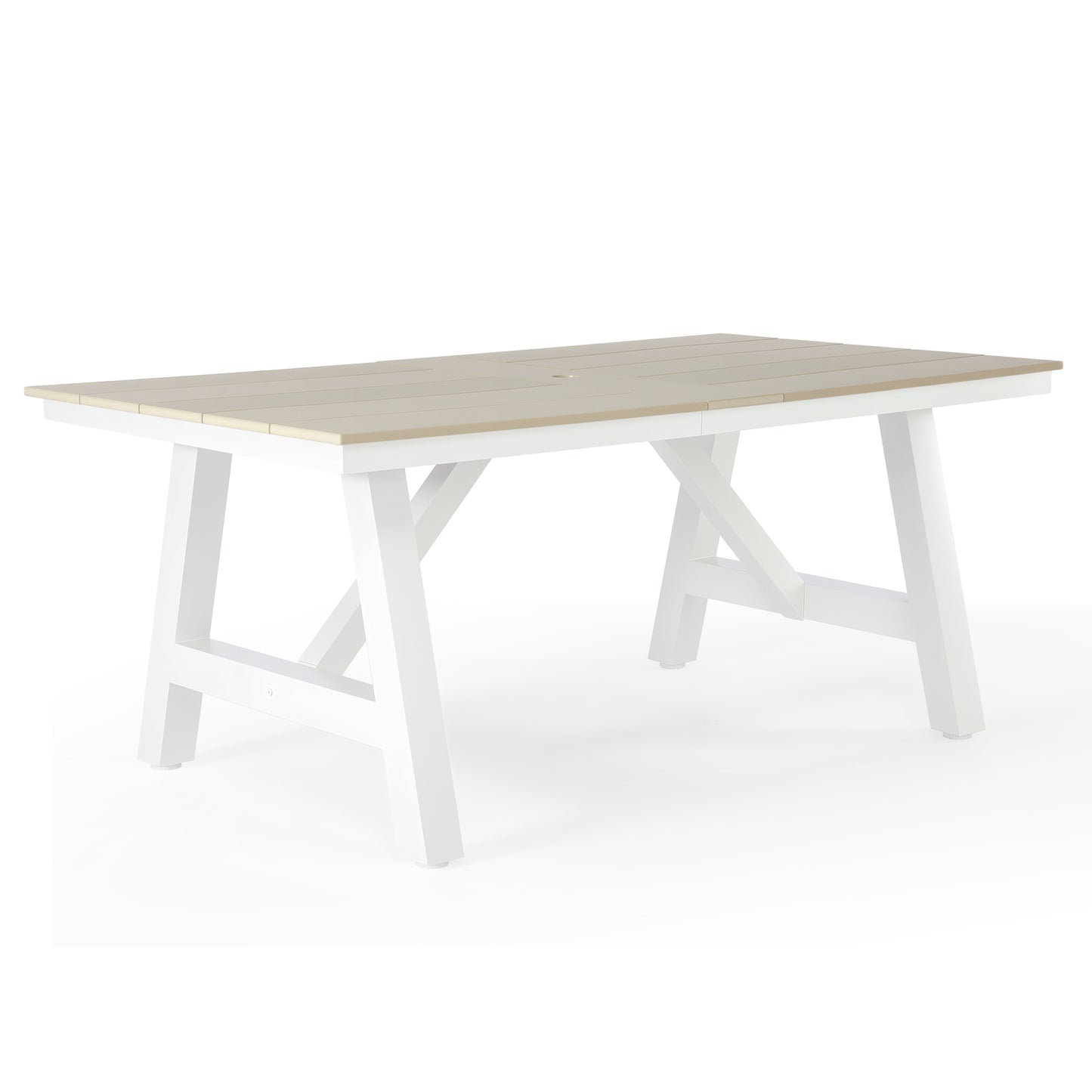 Vista 72" x 39" Rectangular Dining Table Sand Seahawk Designs Patio Dining Tables