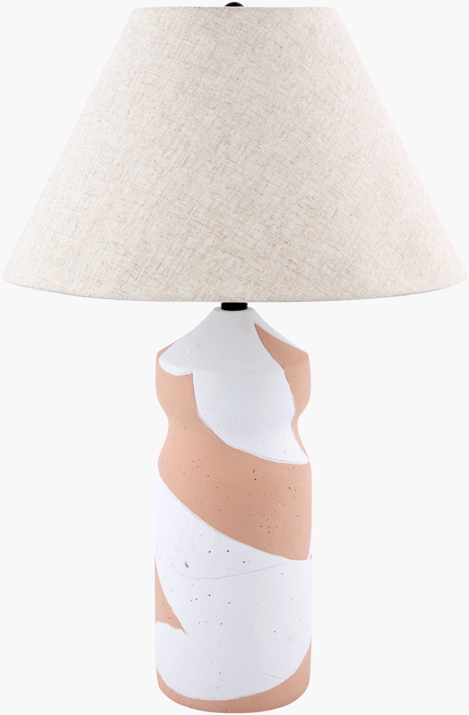 Rovyn Accent Table Lamp — Bright Pink