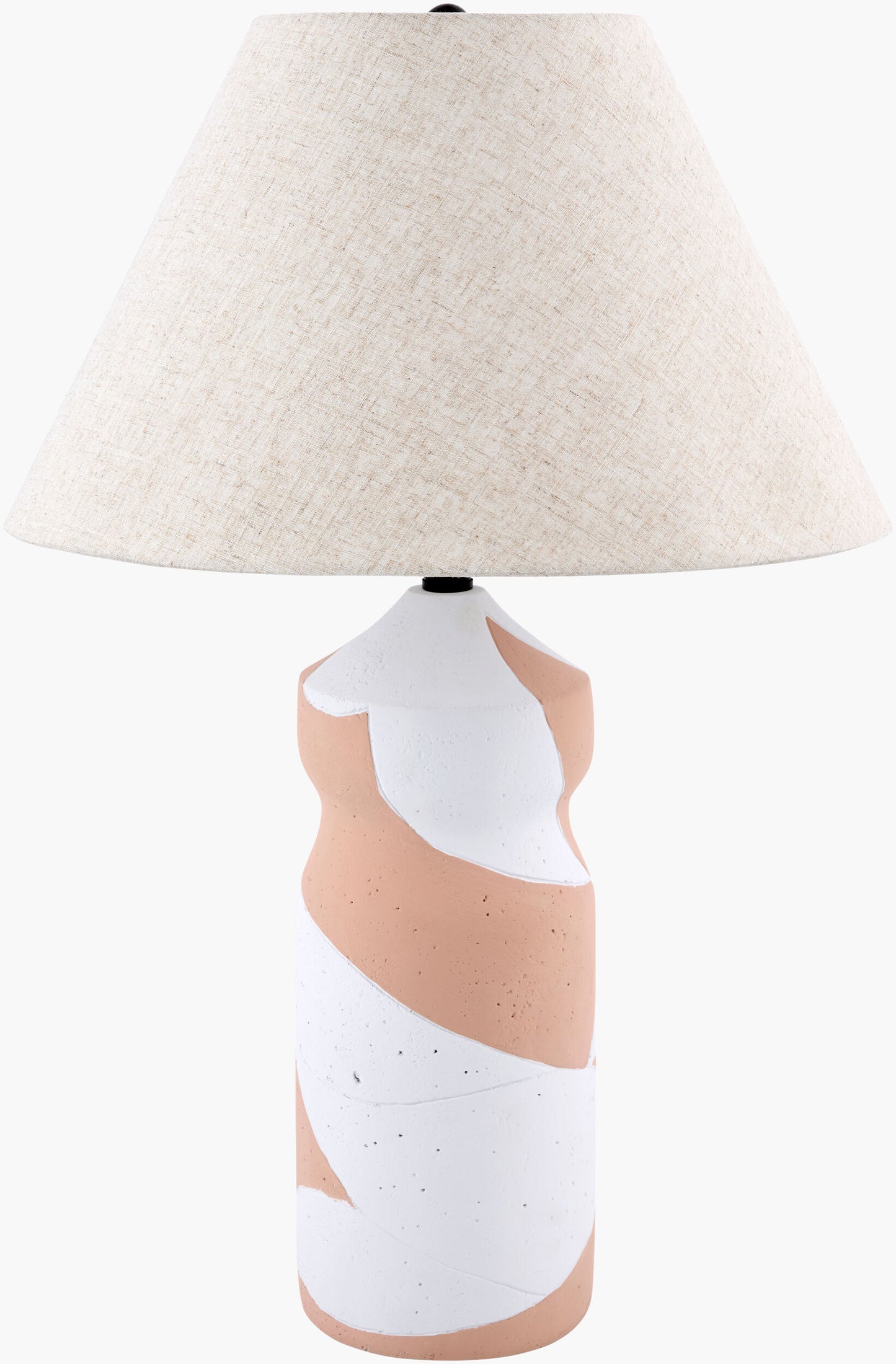 Rovyn Accent Table Lamp — Bright Pink