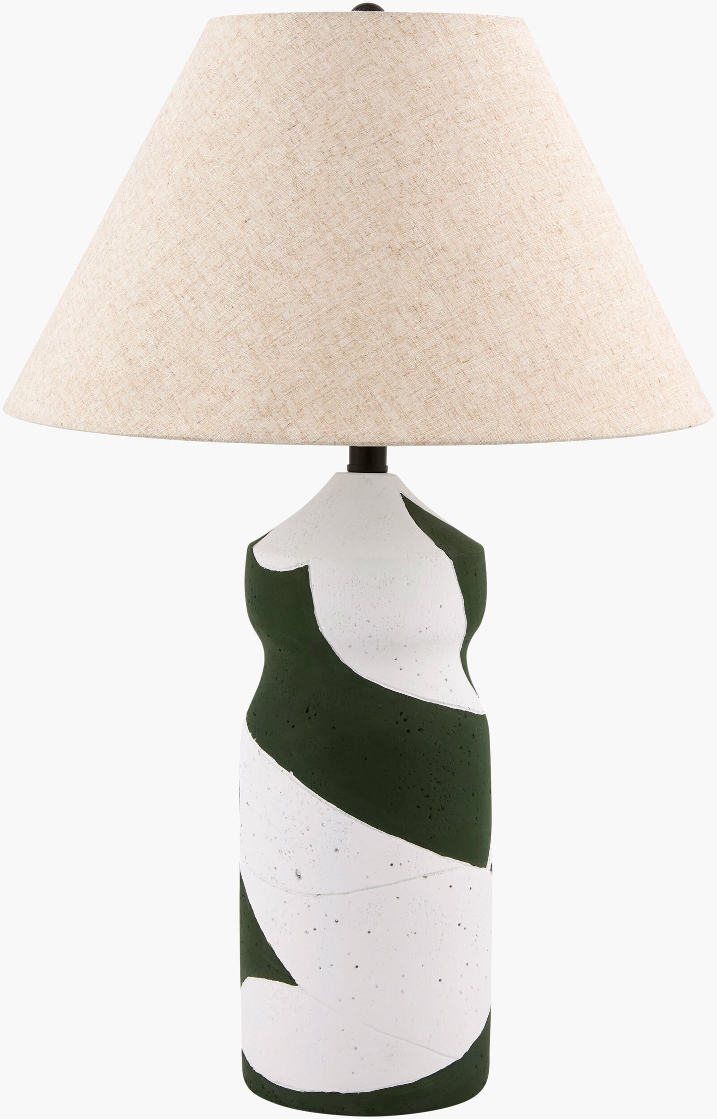 Rovyn Accent Table Lamp — Dark Green