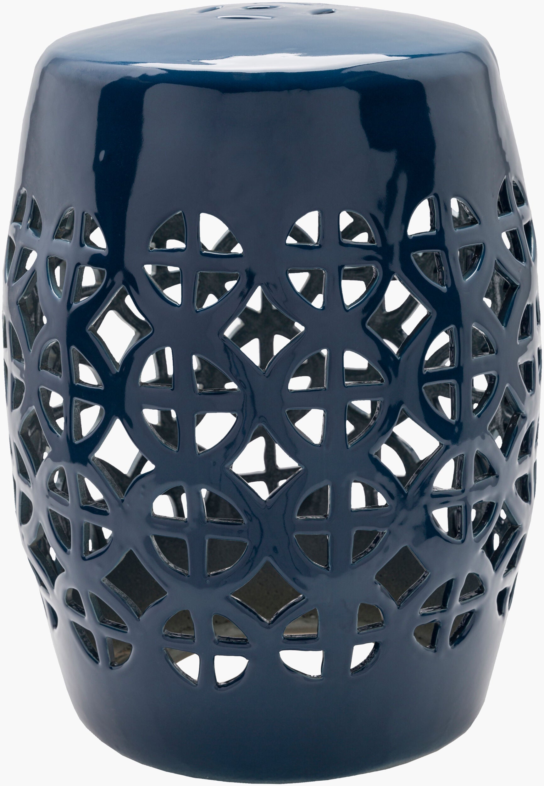 Ridgeway Garden Stool — Blue/Navy