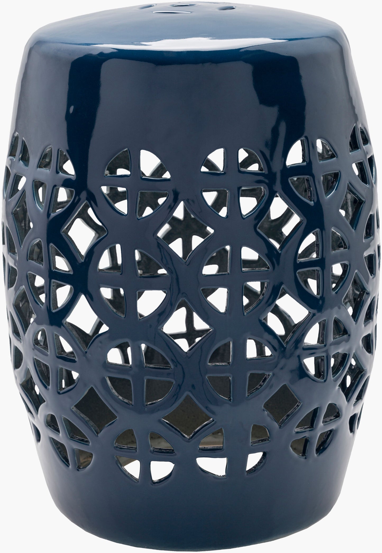 Ridgeway Garden Stool — Blue/Navy