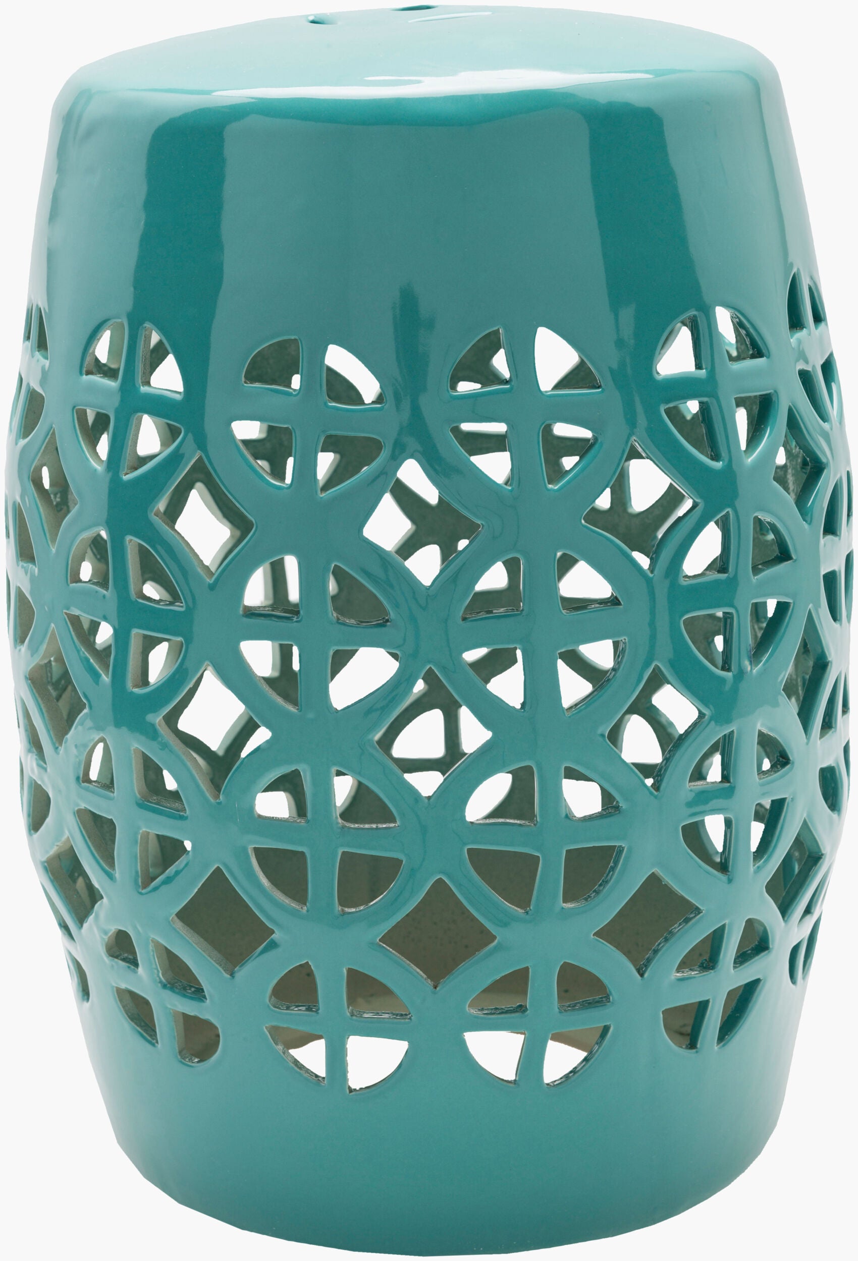 Ridgeway Garden Stool — Emerald/Teal
