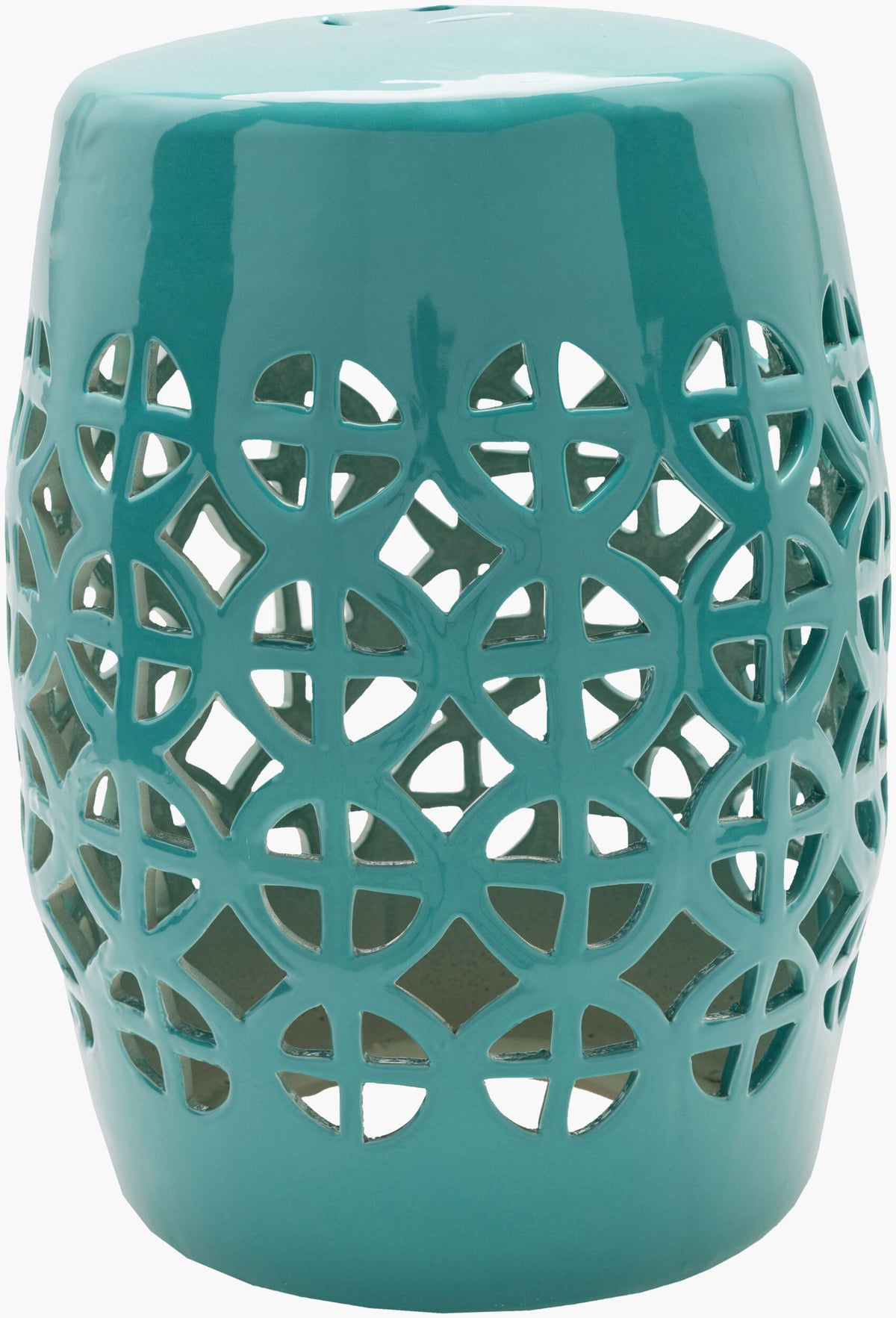 Ridgeway Garden Stool — Emerald/Teal