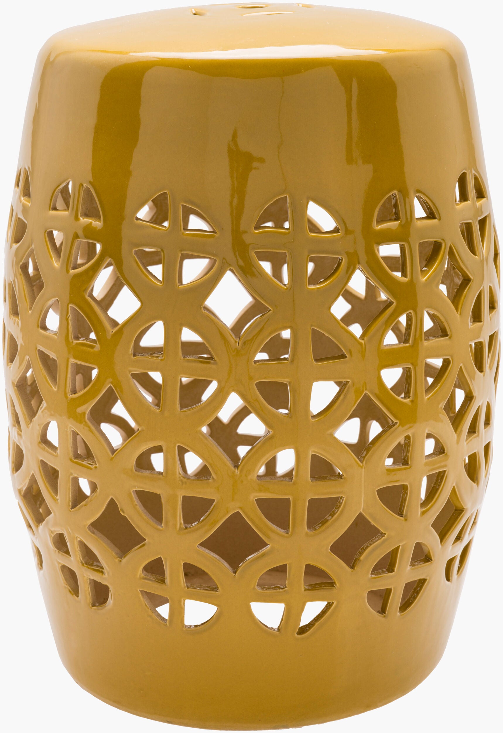 Ridgeway Garden Stool — Mustard