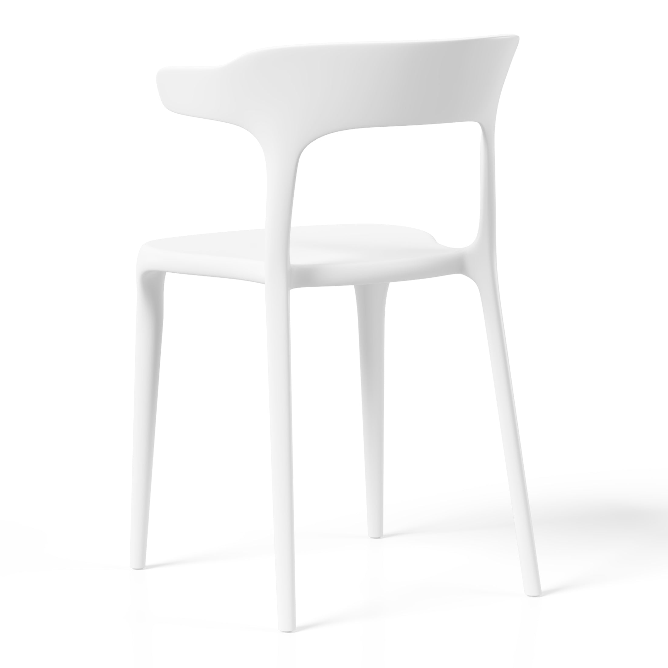 Polyform Stacking Dining Side Chair (Set of 4) Seahawk Designs Patio Dining Chairs