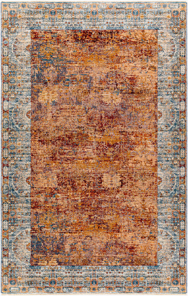Arya Machine Woven Rug — Beige/Black