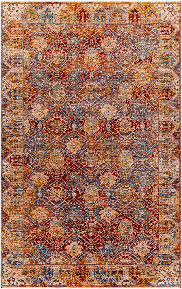 Arya Machine Woven Rug — Beige/Black