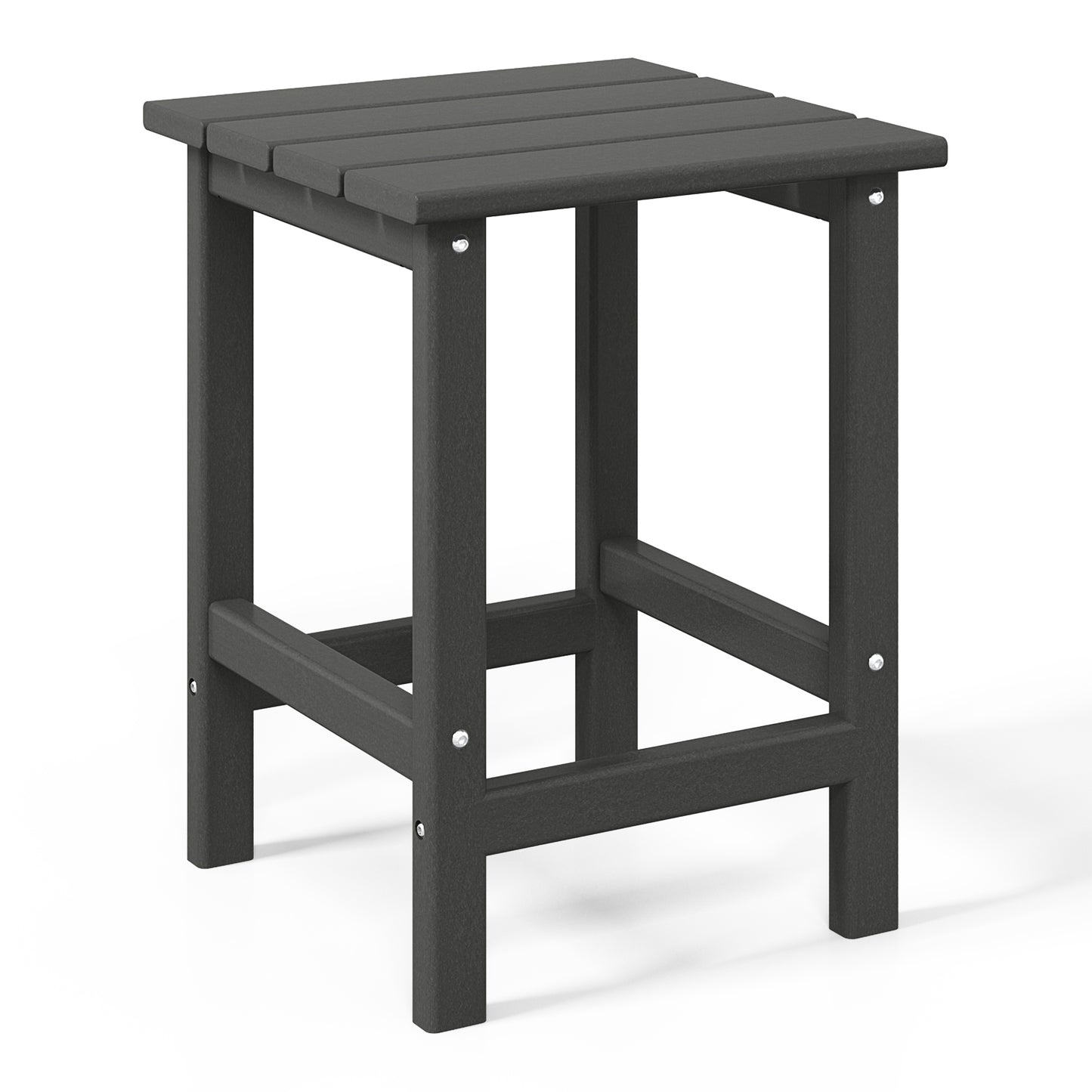 Tuscany All-Weather Outdoor Side Table (18" Height) Gray Seahawk Designs Patio Side Tables
