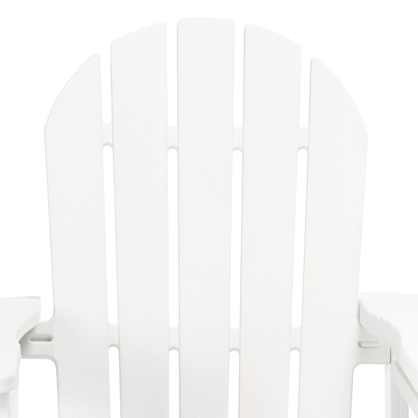 Set of Snap'n Lock Adirondack Chairs with Connecting Wedge Table (No Tools or Hardware) Seahawk Designs Adirondack Chairs