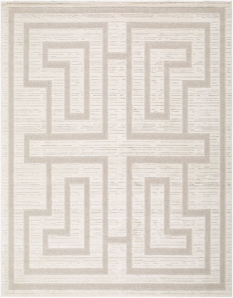 The Studio Edit Machine Woven Rug — Beige/Cream