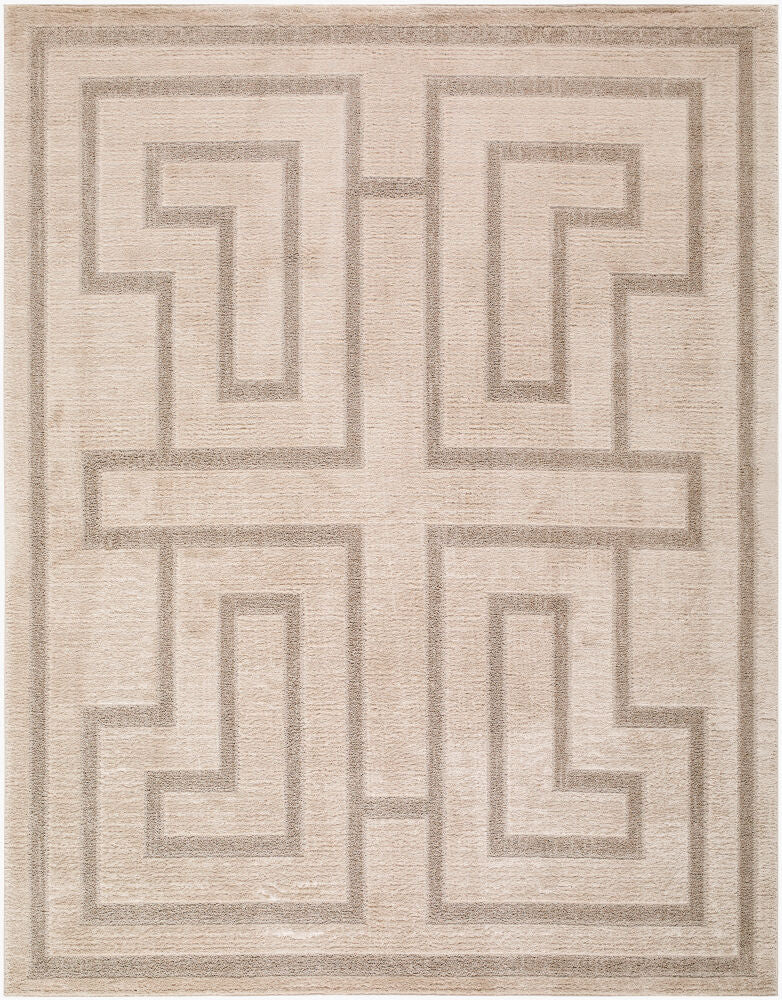 The Studio Edit Machine Woven Rug — Brown/Ivory